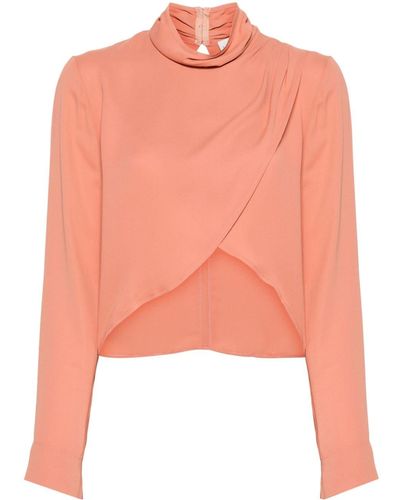 Forte Forte Pleat-detail Blouse - Pink