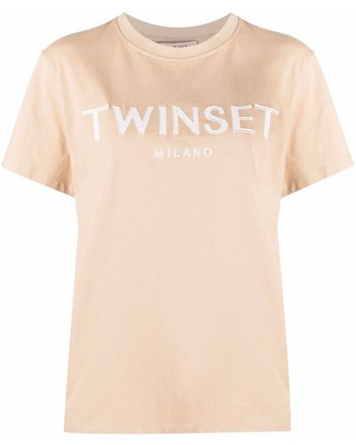 Twin Set ロゴ Tシャツ - マルチカラー