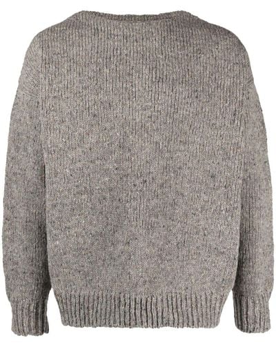 Visvim Amplus Boat-neck Sweater - Gray