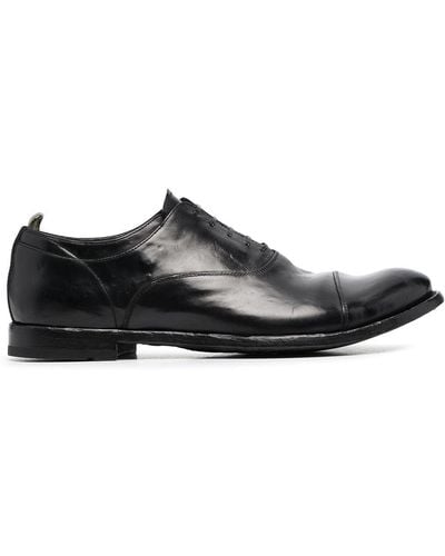 Officine Creative Chaussures oxford en cuir à lacets - Noir