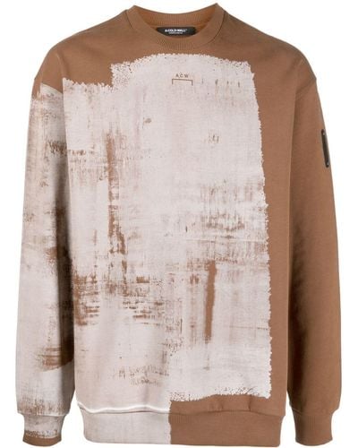 A_COLD_WALL* Sweater Met Print - Roze
