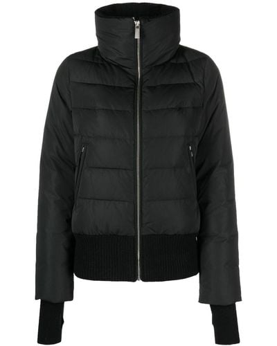 Max & Moi Quilted Short Down Jacket - Black