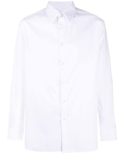IRO Adler Long-sleeve Cotton Shirt - White