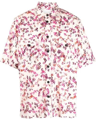 Isabel Marant Overhemd Met Print - Rood