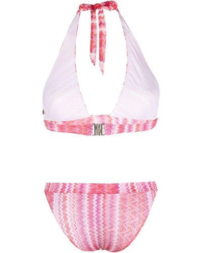 Missoni Bikini Met Zigzag Patroon - Roze