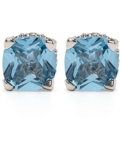 Kate Spade Little Luxuries Square Stud Earrings - Blue