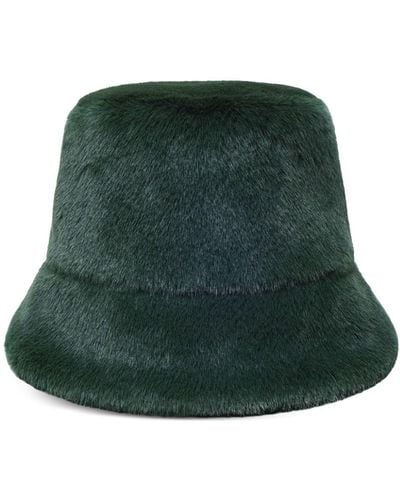 Ruslan Baginskiy Cappello bucket in finta pelliccia - Verde