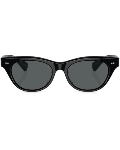 Oliver Peoples Avelin Cat-eye Sunglasses - Black