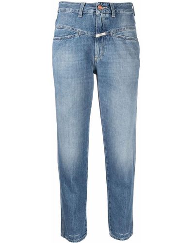 Closed Cropped Straight-leg Jeans - Blue