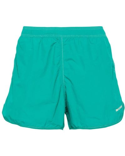 Isabel Marant Vicente Logo-embroidered Shorts - Green