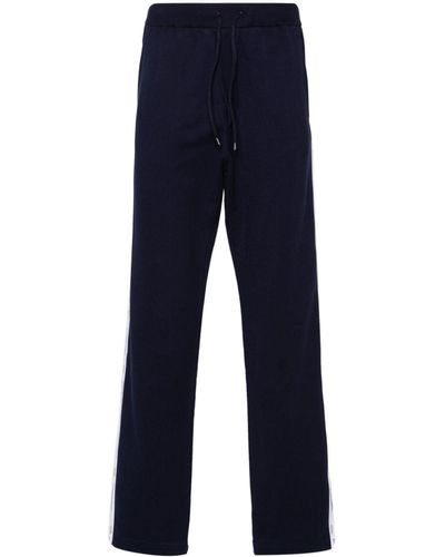 DSquared² Pantalones de chándal Burbs con franja del logo - Azul