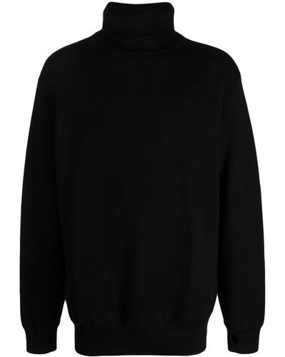 Maharishi Roll-neck Merino Wool Jumper - Black