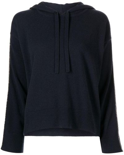 N.Peal Cashmere カシミア パーカー - ブルー