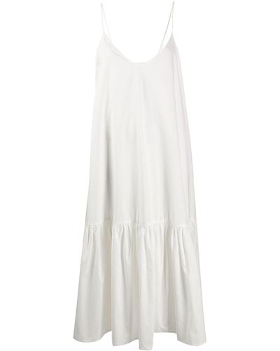 Anine Bing Gestuftes Kleid - Weiß