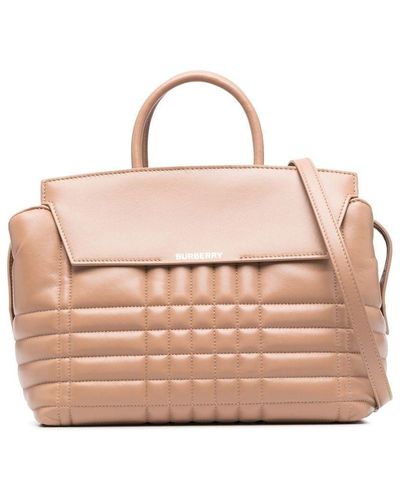 Burberry Medium Catherine Quilted Tote Bag - Pink