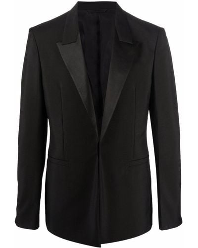 Givenchy Blazer Met Satijnen Revers - Zwart