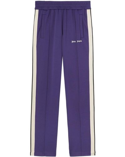Palm Angels Logo-print Track Trousers - Purple