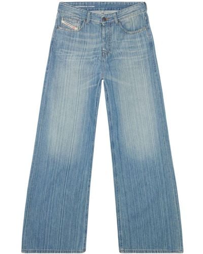 DIESEL 1996 D-Sire low-rise wide-leg jeans - Blau