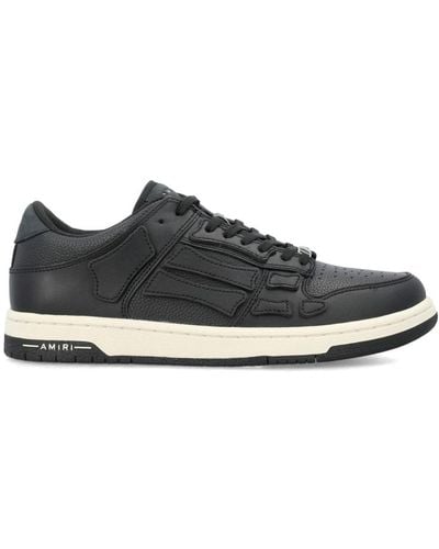 Amiri Skel Top Leren Sneakers - Zwart