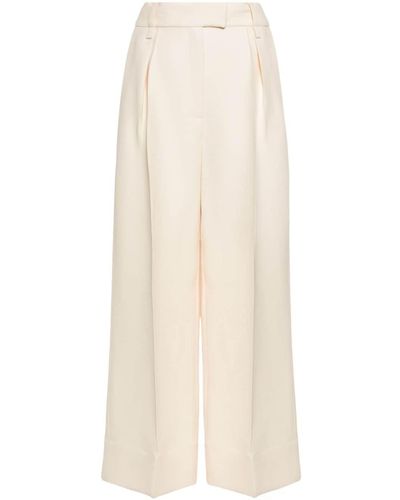 Concepto Louisa High-waist Straight-leg Trousers - Natural