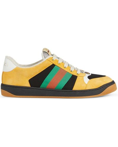 Gucci Screener Sneaker - Yellow
