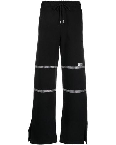 Gcds Rhinestone-embellished Trousers - Black