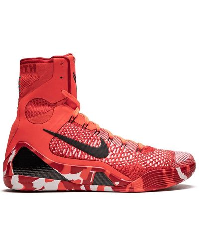 Nike Kobe 9 Elite 'christmas' Shoes - Size 9.5 - Red