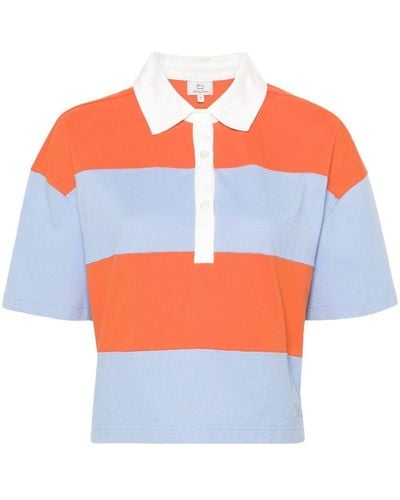 Woolrich Polo Rugby a rayas - Naranja