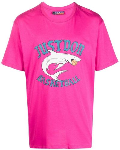 Just Don Logo-print T-shirt - Pink