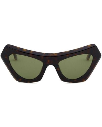 Marni Devil's Pool Cat-eye Sunglasses - Green