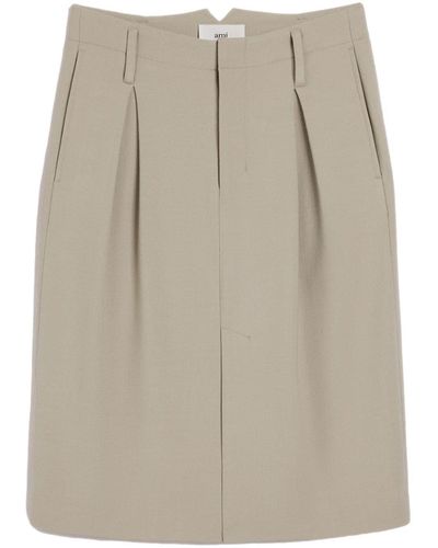 Ami Paris Skirts - Natural