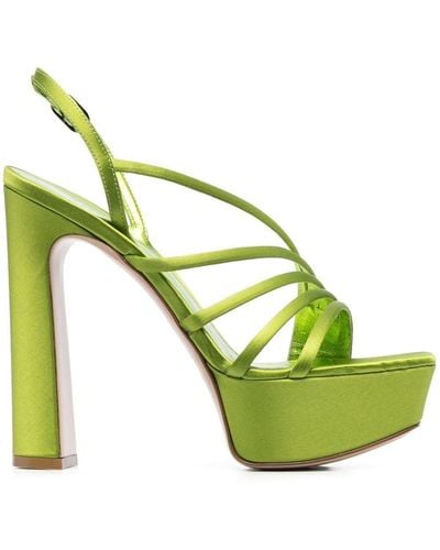 Le Silla Scarlet Platform-sole Sandals - Green