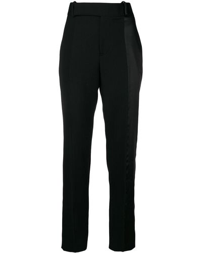 Haider Ackermann High Waist Tailored Trousers - Black