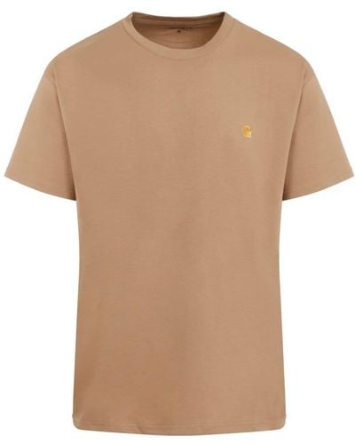 Carhartt Chase Cotton T-shirt - ナチュラル
