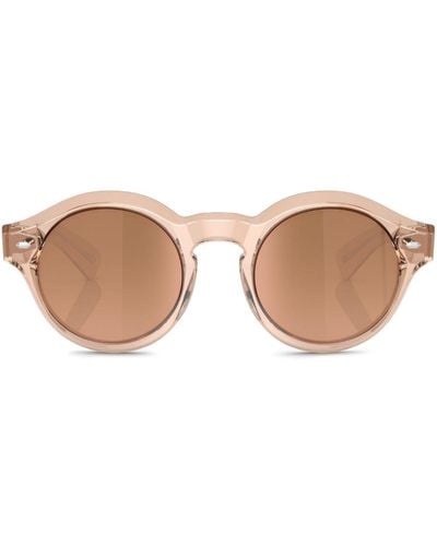 Oliver Peoples Cassavet Sonnenbrille mit Oversized-Gestell - Pink