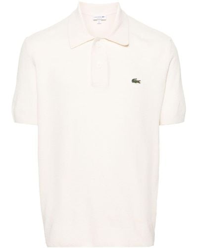 Lacoste Summer Pack Terry-cloth Polo Jumper - Natural