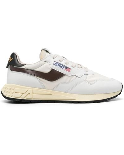 Autry Reelwind Paneled Sneakers - White