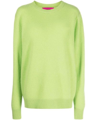 The Elder Statesman Oversized Cashmere Sweater - Green