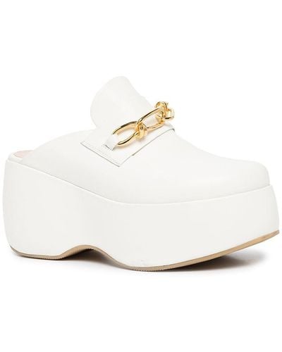 Rosetta Getty Loafers Met Plateauzool - Wit