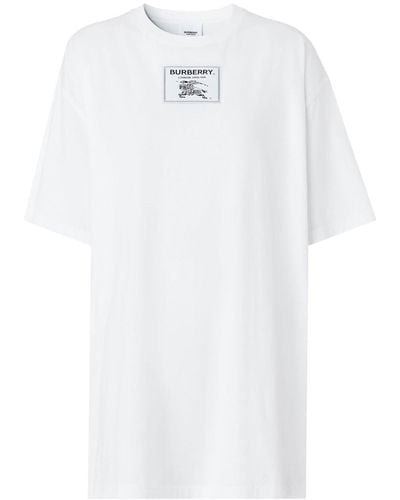 Burberry T-shirt Prorsum Label en coton - Blanc