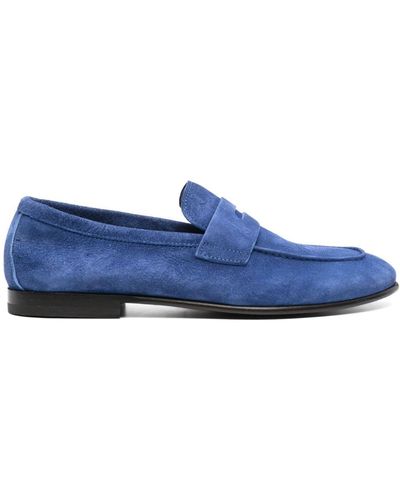 SCAROSSO Gregory Suede Loafers - Blue