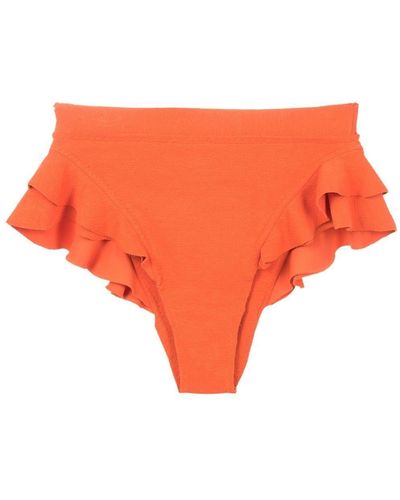 Clube Bossa Turbe High-waist Bikini Bottoms - Orange