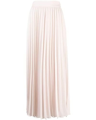 P.A.R.O.S.H. Pleated Midi Wrap Skirt - Pink