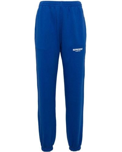 Represent Owners Club Track Pants - Blue
