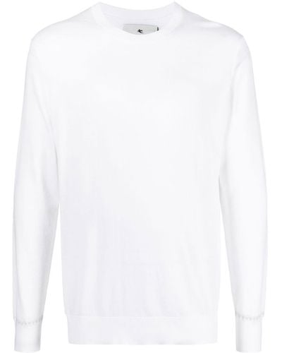 Etro Round-neck Knit Sweater - White