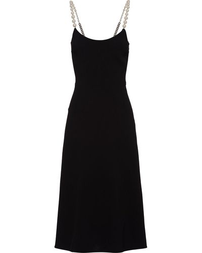 Miu Miu パーツストラップ ドレス - ブラック