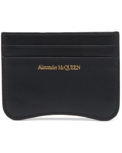Alexander McQueen Seal Card Holder - Black
