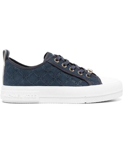 MICHAEL Michael Kors Sneakers Met Logoprint - Blauw