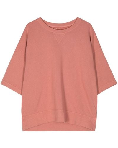 Visvim Drop-shoulder Cotton Sweatshirt - ピンク