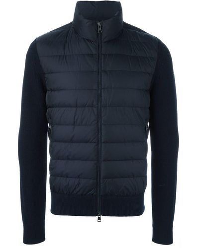 Moncler Maglione Tricot Cardigan - Blue